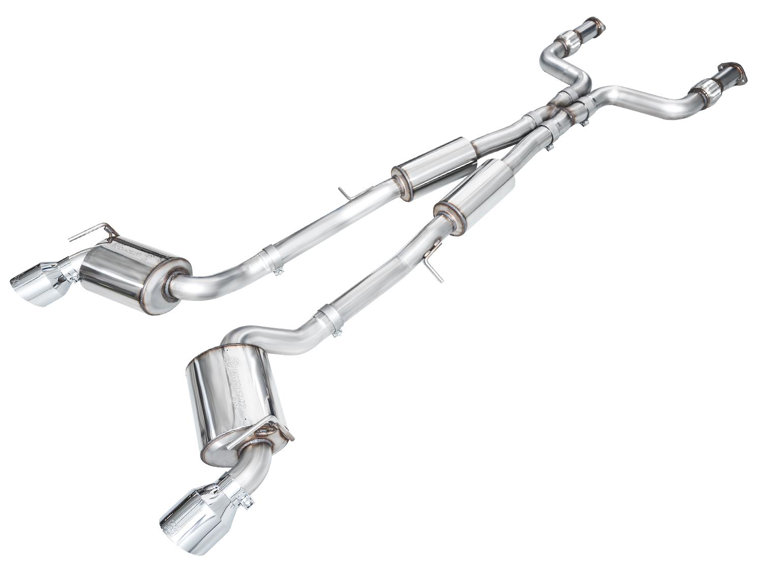 AWE Touring Edition for Nissan Z - Chrome Tips - 3015-32400