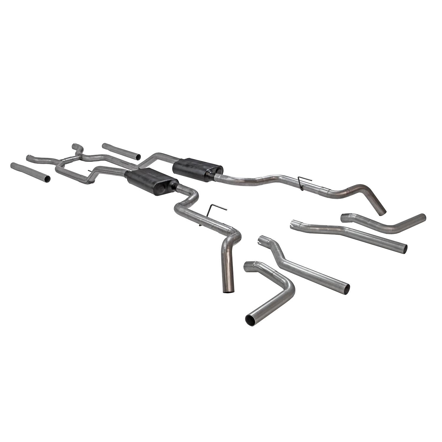 Flowmaster American Thunder Header-Back Exhaust System (1963-1966 C10 Pickup) - 817937