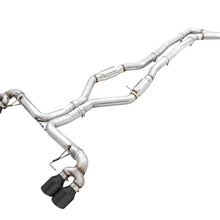 AWE Track Edition Exhaust for G20 M340i - Diamond Black Tips (2019+ 3 Series) - 3020-43085