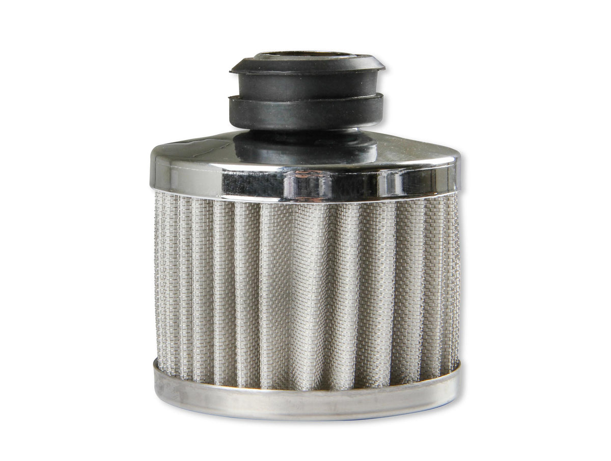 Mr. Gasket Chrome Valve Cover Breather - Push On Style.  - 2049G