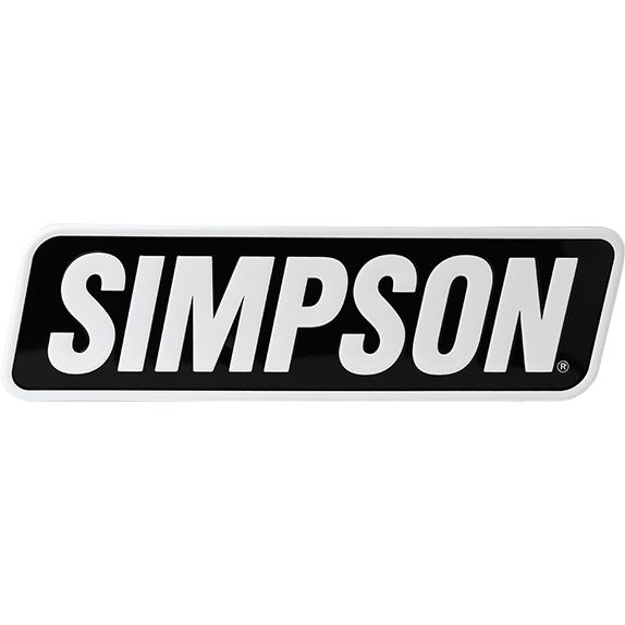 Simpson Racing Racing Embossed Aluminum Sign - SIGNMOTO