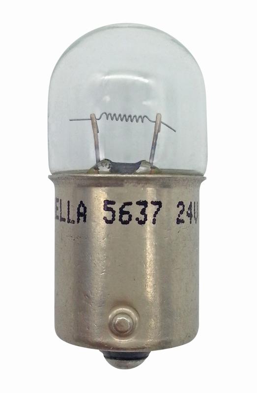 Hella Bulb 5637 24V 10W Ba15S B6      8Ga - 5637TB