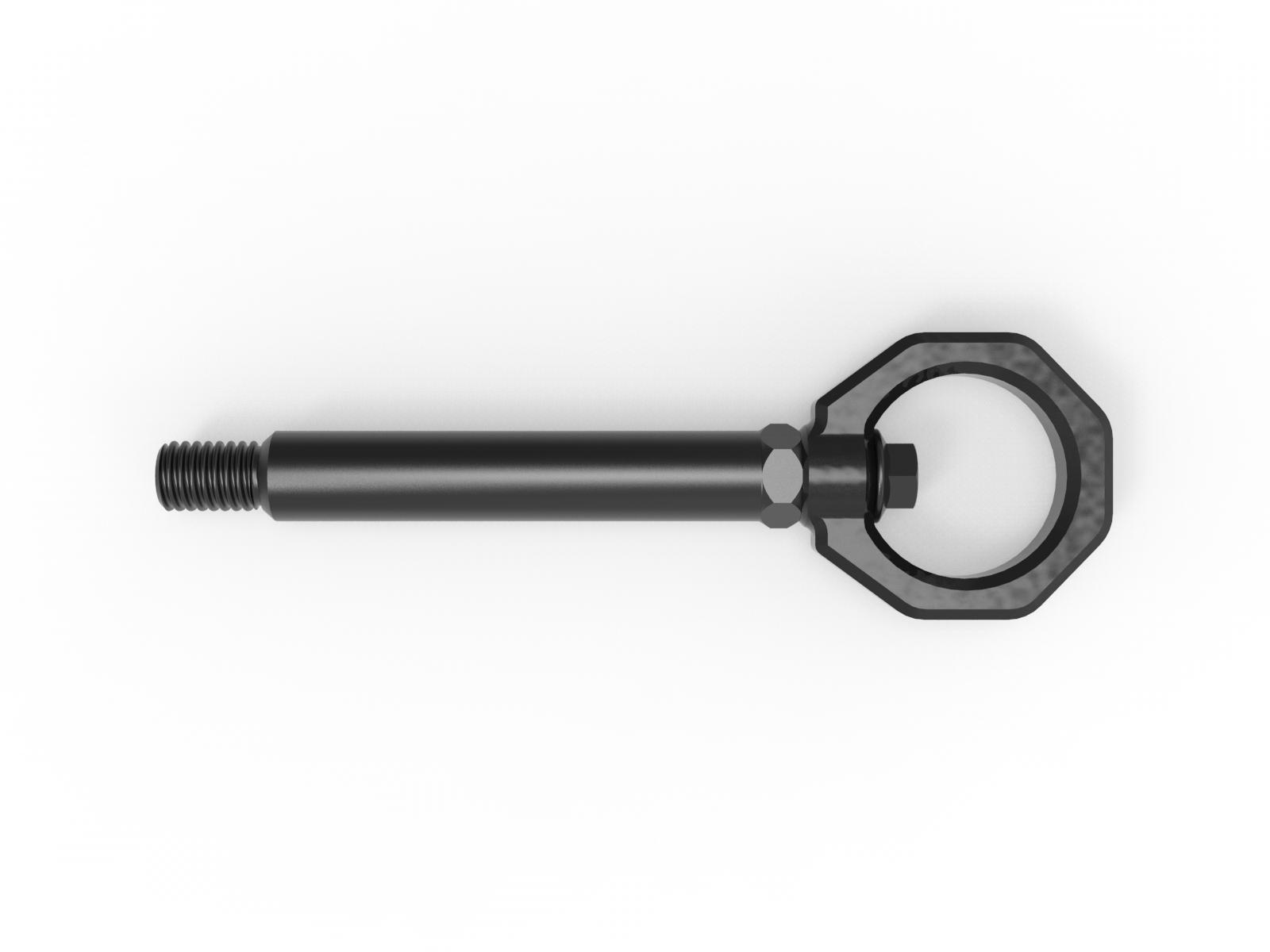 AFE aFe CONTROL Front/Rear Tow Hook Black (2023-2025 M2) - 450-502004-B