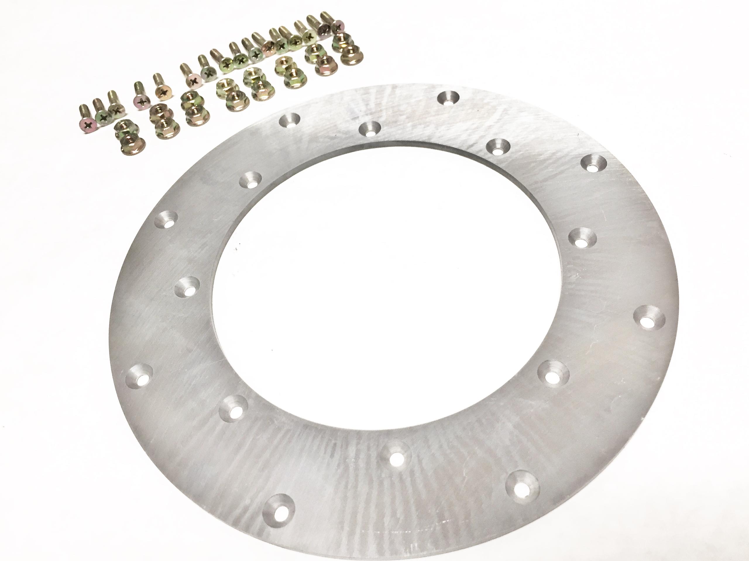 McLeod Racing Heatshield Steel 27 Rivet Pattern 10.5" O.D. .140" Thick - 504105-30