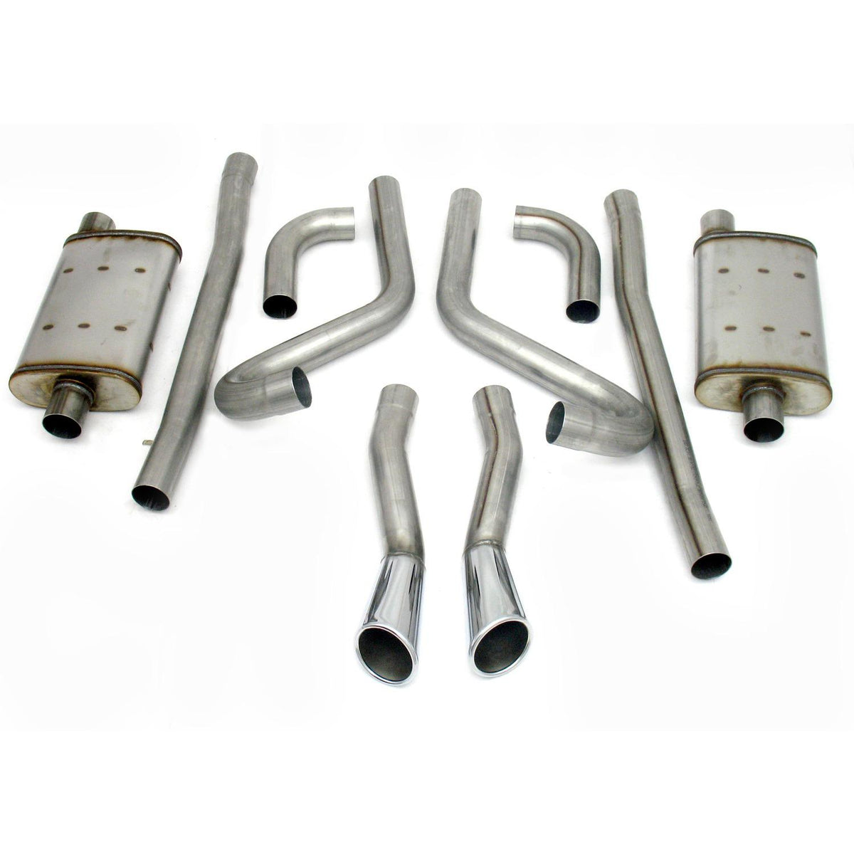 JBA 65-66 2-1/2" Mustang GT (1966-1966 Mustang) - 40-2653