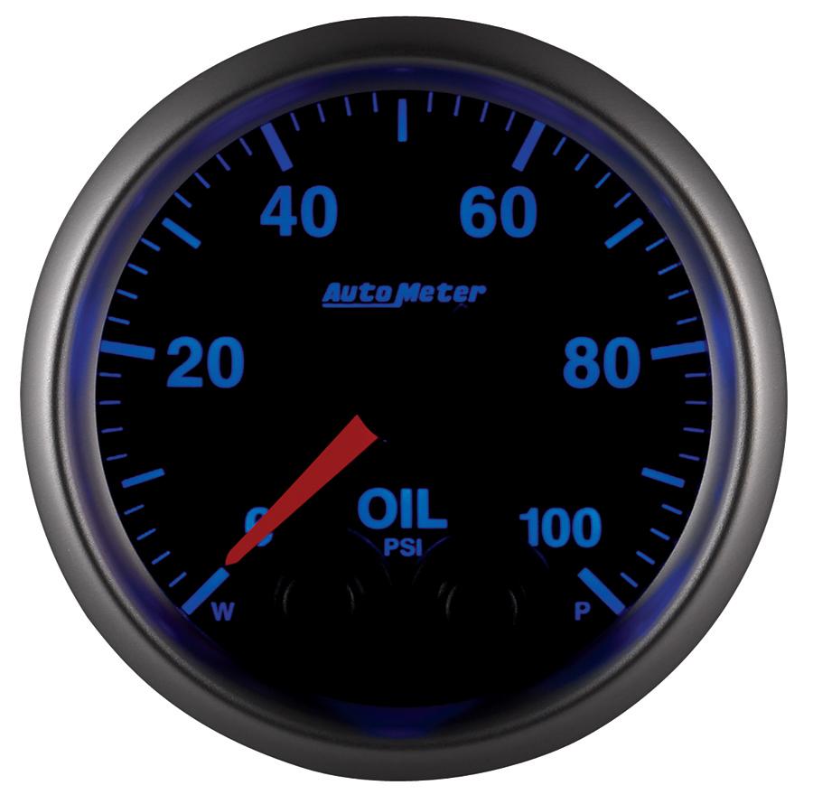 Auto Meter 2-1/16" OIL PRESSURE, 0-100 PSI, ELITE - 5652
