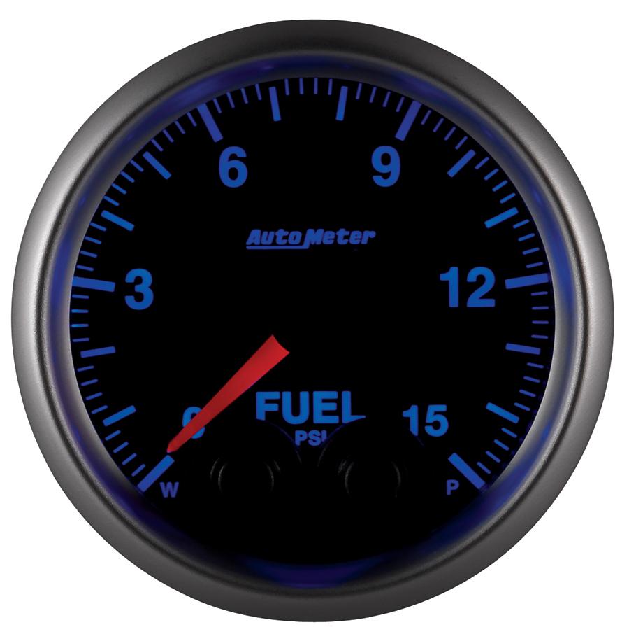 Auto Meter 2-1/16" FUEL PRESSURE, 0-15 PSI, ELITE - 5667