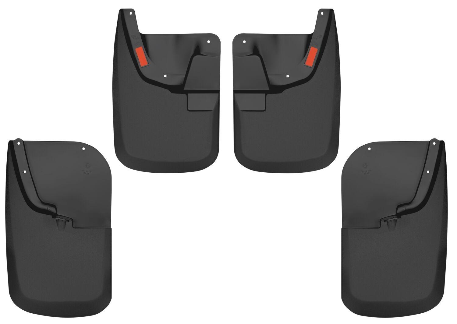 Husky Liners Front And Rear Mud Guard Set (2011-2016 F-250 Super Duty, F-350 Super Duty) - 56686