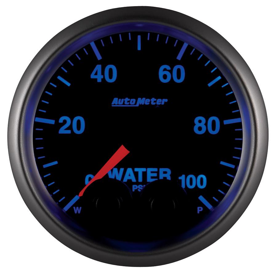 Auto Meter 2-1/16" WATER PRESSURE, 0-100 PSI, ELITE - 5668