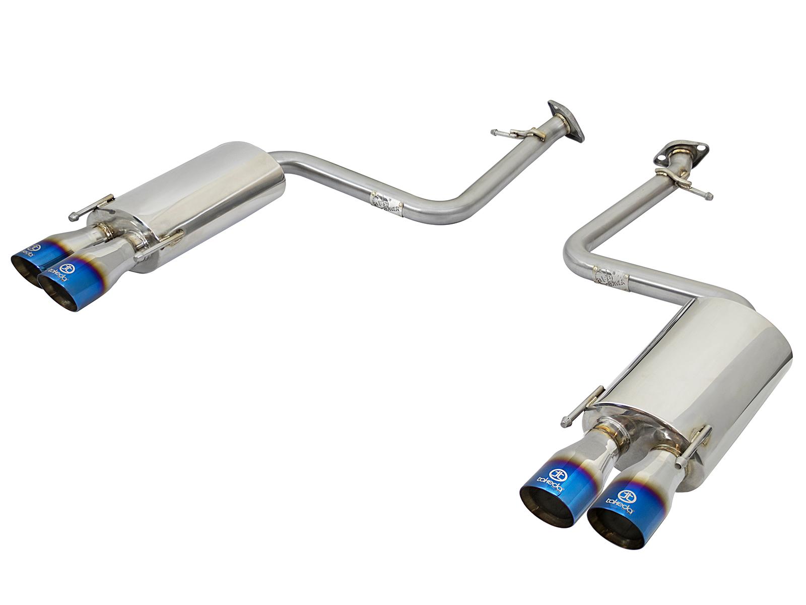 AFE Axle-Back Exhaust System (2018-2019 Lexus RC 300 L4-2.0L (t)) - 49-36037-L