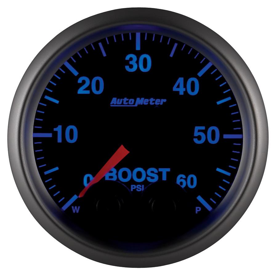 Auto Meter 2-1/16" BOOST, 0-60 PSI, ELITE - 5670