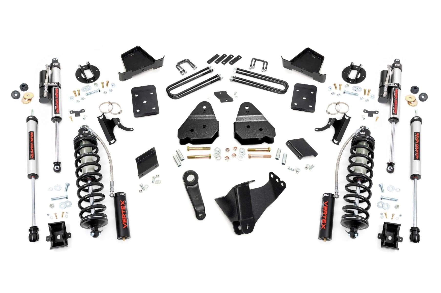 Rough Country 4.5 Inch Lift Kit OVLD C/O Vertex Ford F-250 Super Duty 4WD (15-16) (2015-2016 F-250 Super Duty) - 56759
