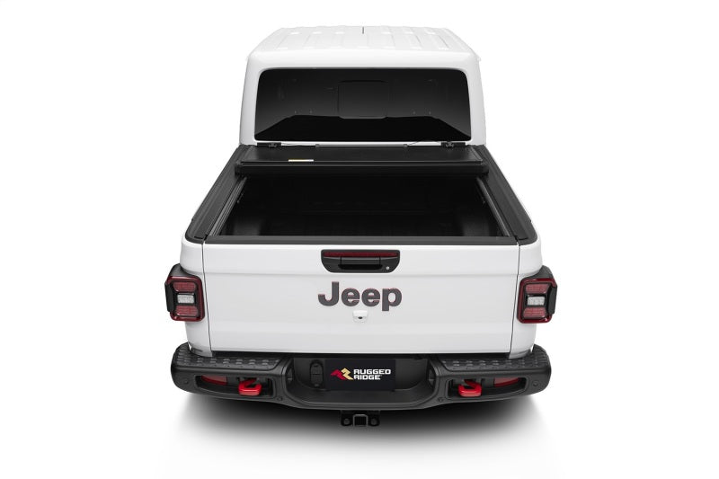 Rugged Ridge Armis Hard Folding With Line-X Bed Cover 20-21 Jeep Gladiator Jt - 13550.24