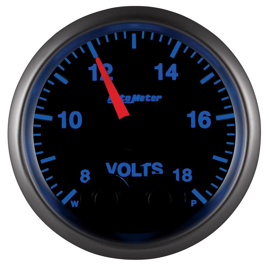 Auto Meter 2-1/16" VOLTMETER, 8-18V, ELITE - 5683