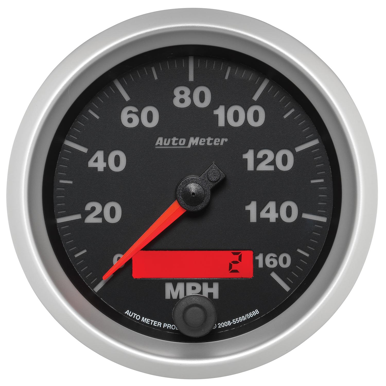 Auto Meter 3-3/8" SPEEDOMETER, 0-160 MPH, ELITE - 5688