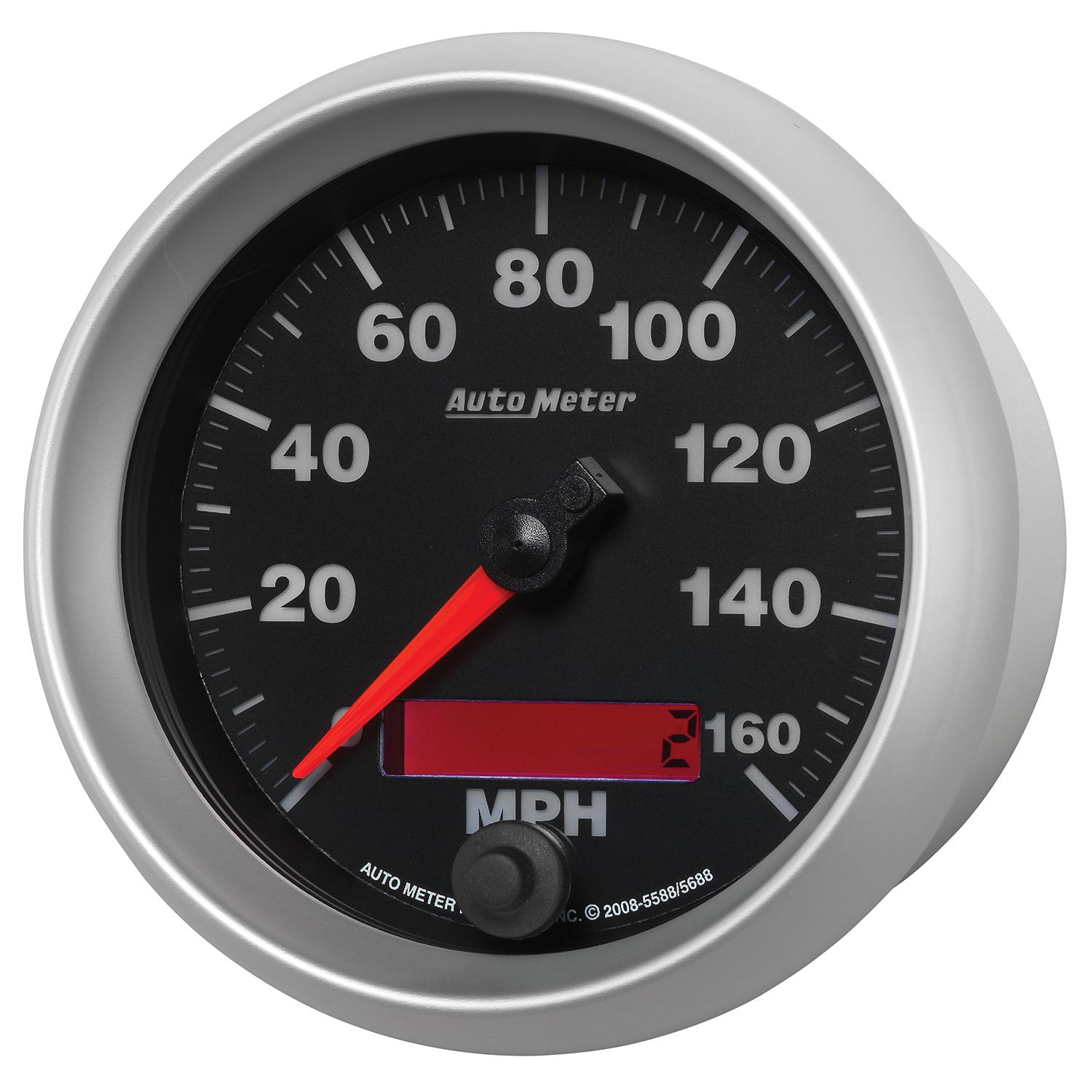 Auto Meter 3-3/8" SPEEDOMETER, 0-160 MPH, ELITE - 5688