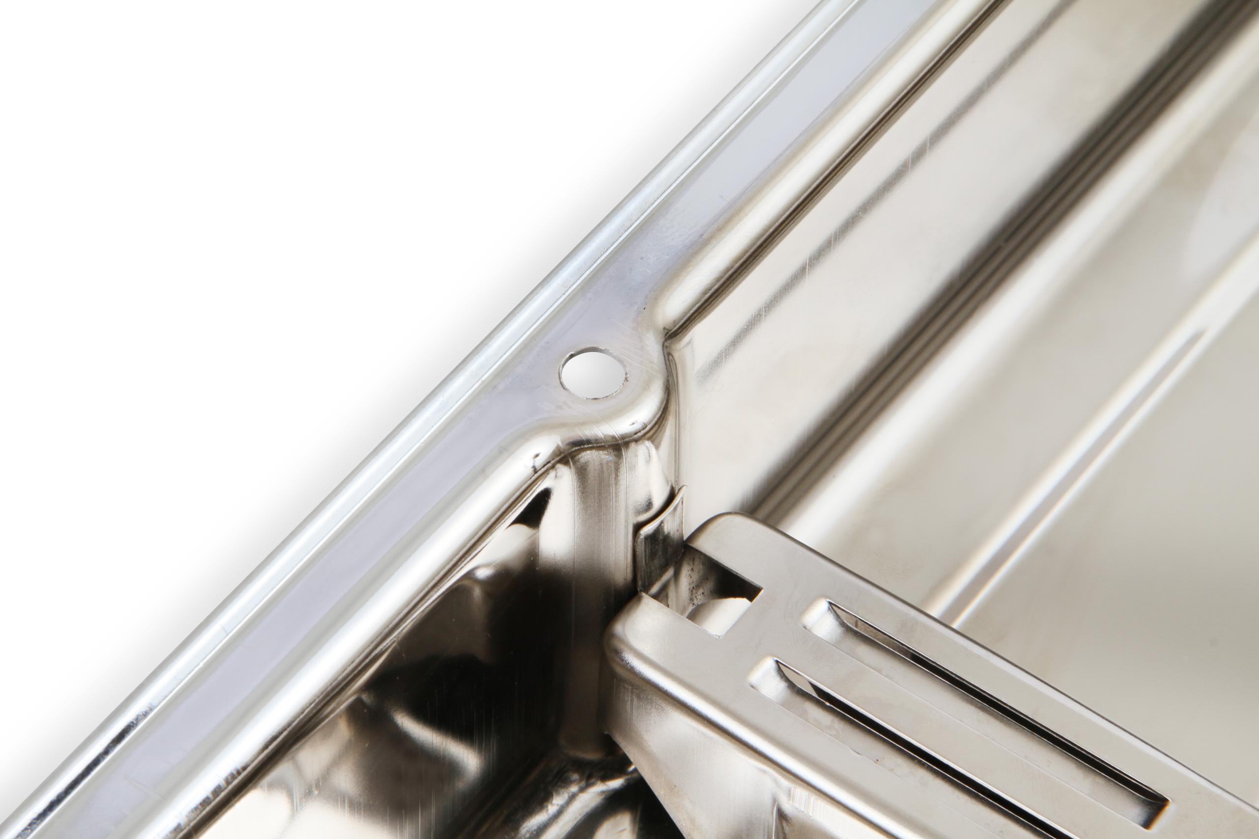 Mr. Gasket Chrome Valve Covers - Dual Cap Holes.  - 9800