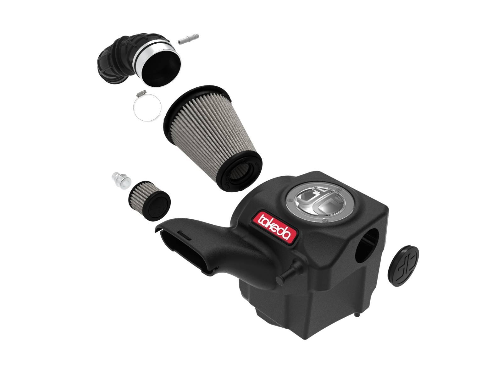AFE Takeda Momentum Cold Air Intake System w/ Pro DRY S Media (2014-2019 Fiesta) - 56-70048D