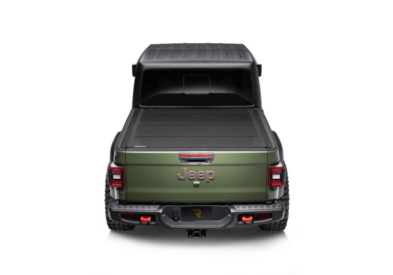 BAK Industries BAKFlip MX4 TS Hard Folding Truck Bed Cover - 2016-2023 Toyota Tacoma 6' 2" Bed with Deck Rail System - 449427TS