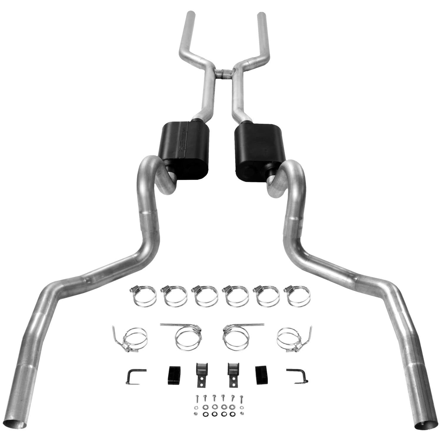 Flowmaster Header-back System - Dual Rear Exit - American Thunder - Aggressive Sound