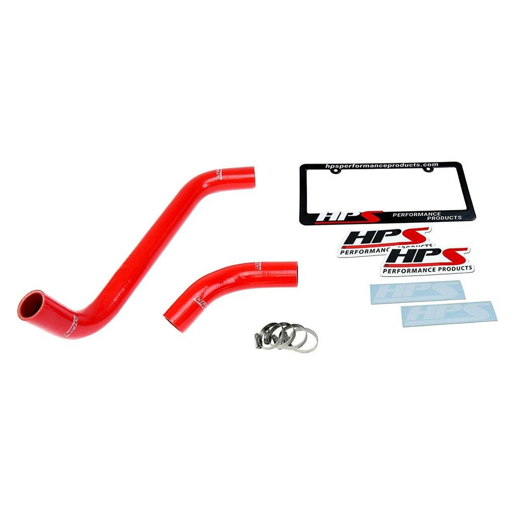 HPS Performance HPS Red Silicone Radiator Hose Kit Coolant OEM Replacement 57-1272-RED (Lexus 07-11 GS350 V6 3.5L) - 57-1272-RED