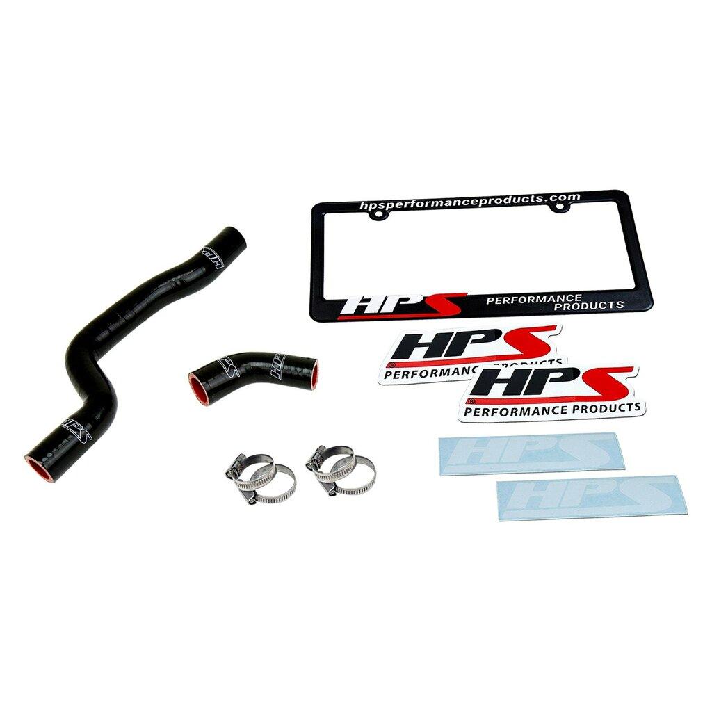 HPS Performance HPS Black Silicone Radiator Hose Kit Coolant OEM Replacement 57-1356-BLK (KTM 2003 450 525 EXC) - 57-1356-BLK