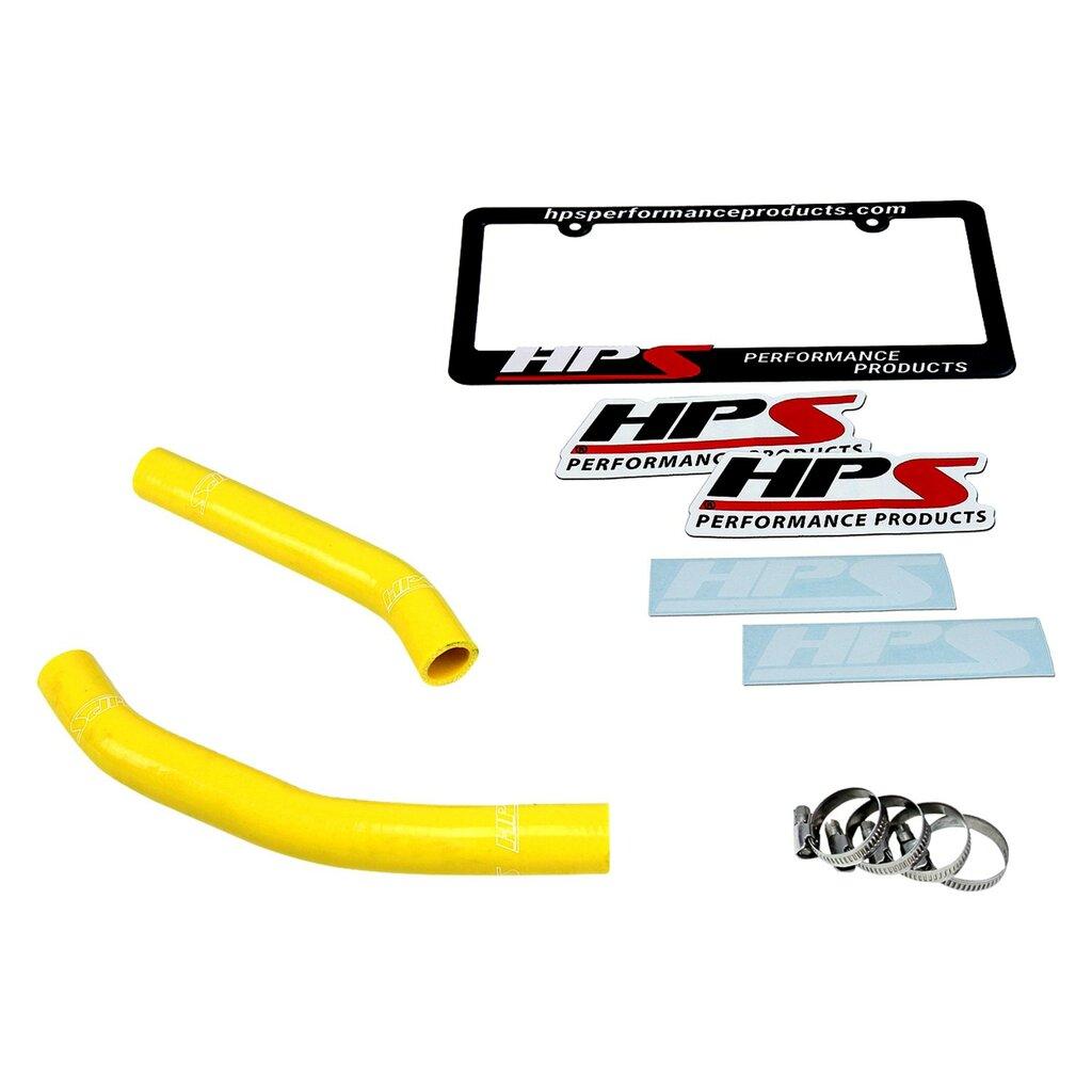 HPS Performance HPS Yellow Silicone Radiator Hose Kit Coolant OEM Replacement 57-1361-YLW (Suzuki 06-10 LTR450) - 57-1361-YLW