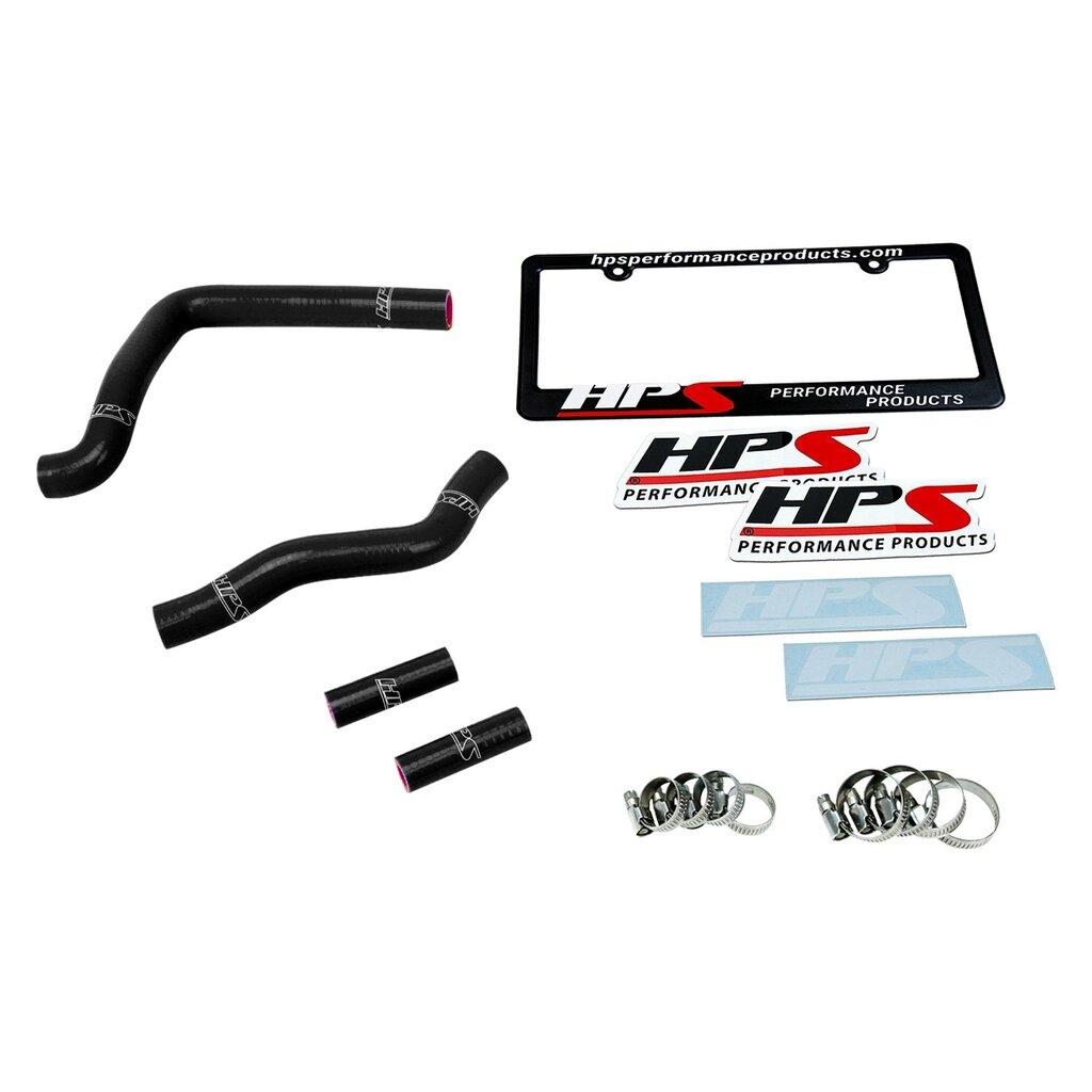 HPS Performance HPS Black Silicone Radiator Hose Kit Coolant OEM Replacement 57-1369-BLK (Kawasaki 05-08 KX250) - 57-1369-BLK