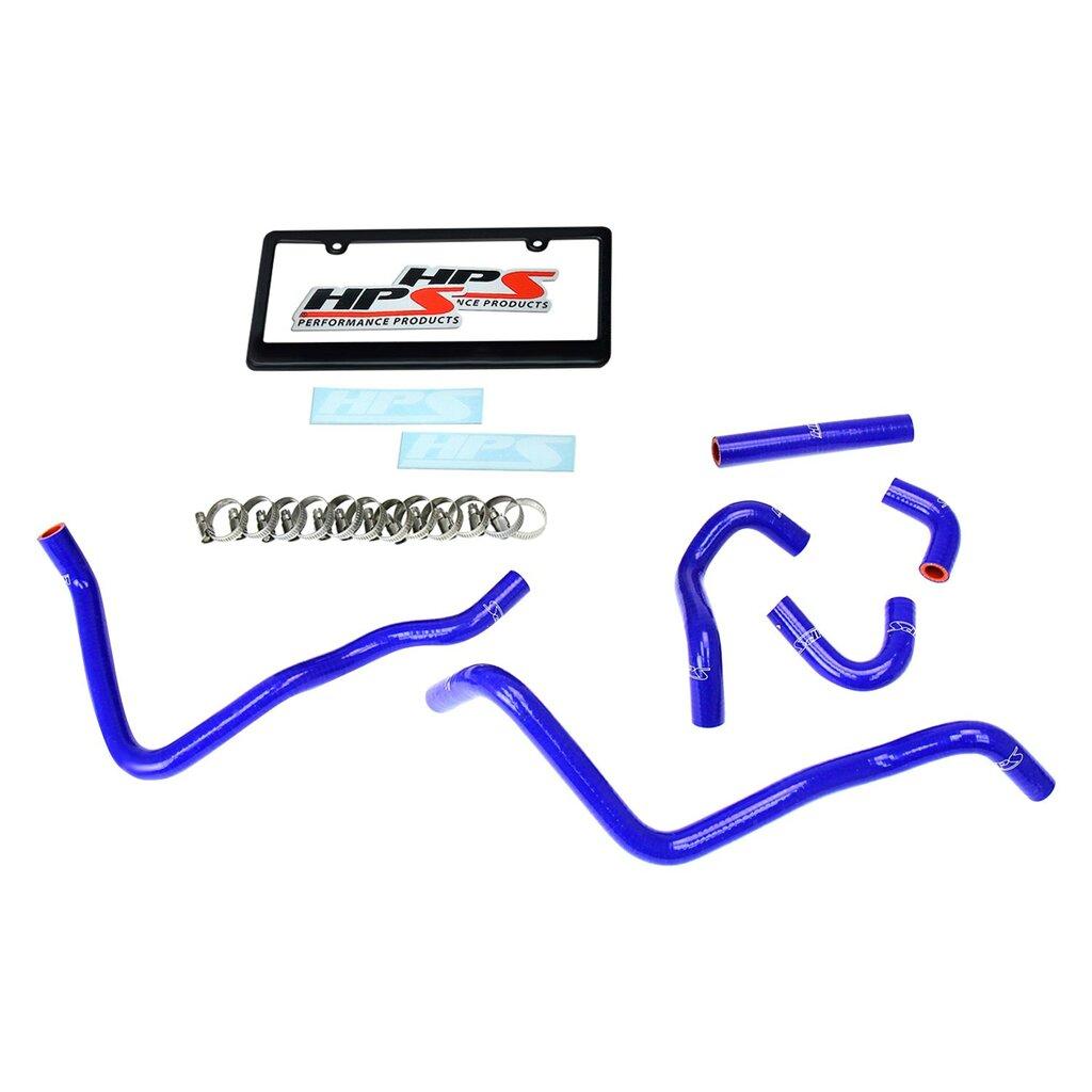 HPS Performance HPS Blue Silicone Heater Coolant Hose Kit OEM Replacement 57-1433-BLUE (Toyota 00-05 MR2 Spyder 1.8L) - 57-1433-BLUE