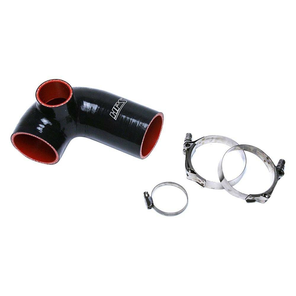 HPS Performance HPS Black Silicone Air Intake Hose Post MAF Tube 57-1494-BLK (Mazda 09-15 MX-5 Miata 2.0L NC2 NC3) - 57-1494-BLK