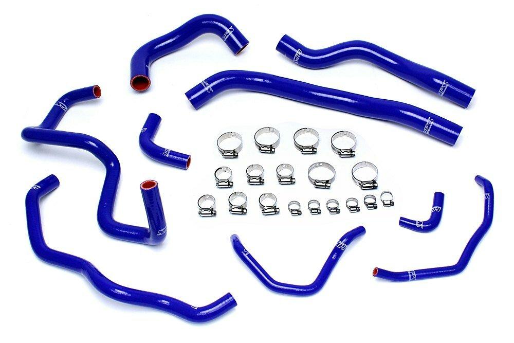 HPS Performance HPS Blue Silicone Radiator Hose Kit Coolant OEM Replacement 57-1513-BLUE (Mazda 06-07 Mazdaspeed 6 2.3L Turbo) - 57-1513-BLUE