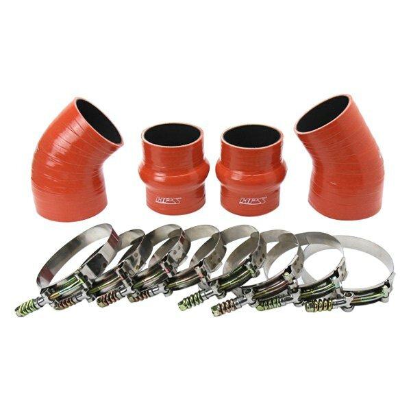 HPS Performance HPS High Temp Aramid Reinforced Silicone Intercooler Turbo Hose Boots Kit with T Bolt Clamps 57-1576 (Dodge 94-02 Ram Pickup 5.9L Cummins Diesel) - 57-1576