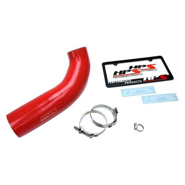HPS Performance HPS Red Silicone Air Intake Hose Post MAF Tube 57-1639-RED (Jeep 12-17 Wrangler JK & Unlimited 3.6L V6) - 57-1639-RED