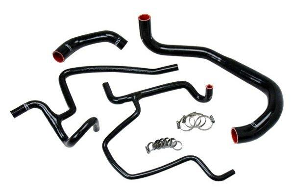 HPS Performance HPS Black Challenger Silicone Radiator + Heater Hose Kit Coolant OEM Replacement 57-1645-BLK (Dodge 11-18 Challenger 5.7L V8) - 57-1645-BLK-3