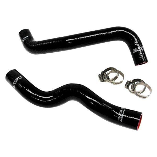 HPS Performance HPS Black TJ Silicone Radiator + Heater Hose Kit Coolant OEM Replacement 57-1689-BLK (Jeep 00-01 Wrangler TJ 4.0L Left Hand Drive) - 57-1689-BLK