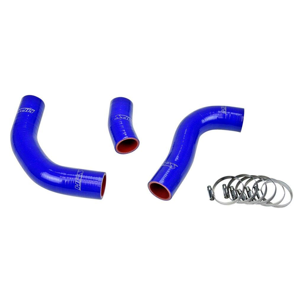 HPS Performance HPS Blue Silicone Radiator Hose Kit Coolant OEM Replacement 57-1776-BLUE (Toyota 88-90 Land Cruiser FJ62 4.0L I6) - 57-1776-BLUE