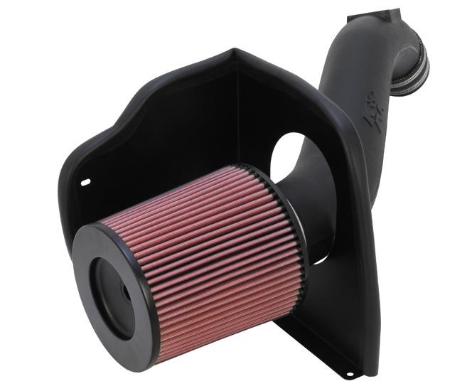 K and N Filters Performance Air Intake System (2001-2004 Silverado 2500 HD, Silverado 3500, Sierra 2500 HD, Sierra 3500) - 57-3034