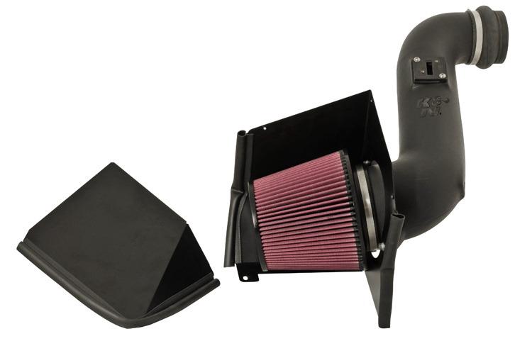 K and N Filters Performance Air Intake System (2007-2010 Silverado 2500 HD, Sierra 2500 HD, Silverado 3500 HD, Sierra 3500 HD) - 57-3066