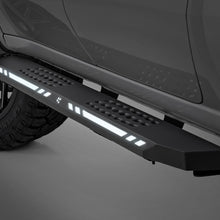 Rough Country AC2 Running Boards Amber/White Crew Cab Ram 1500/2500/3500 2WD/4WD (2010-2025 & Classic) (2009-2013 Ram 1500, 3500, 1500, 2500) - 57009