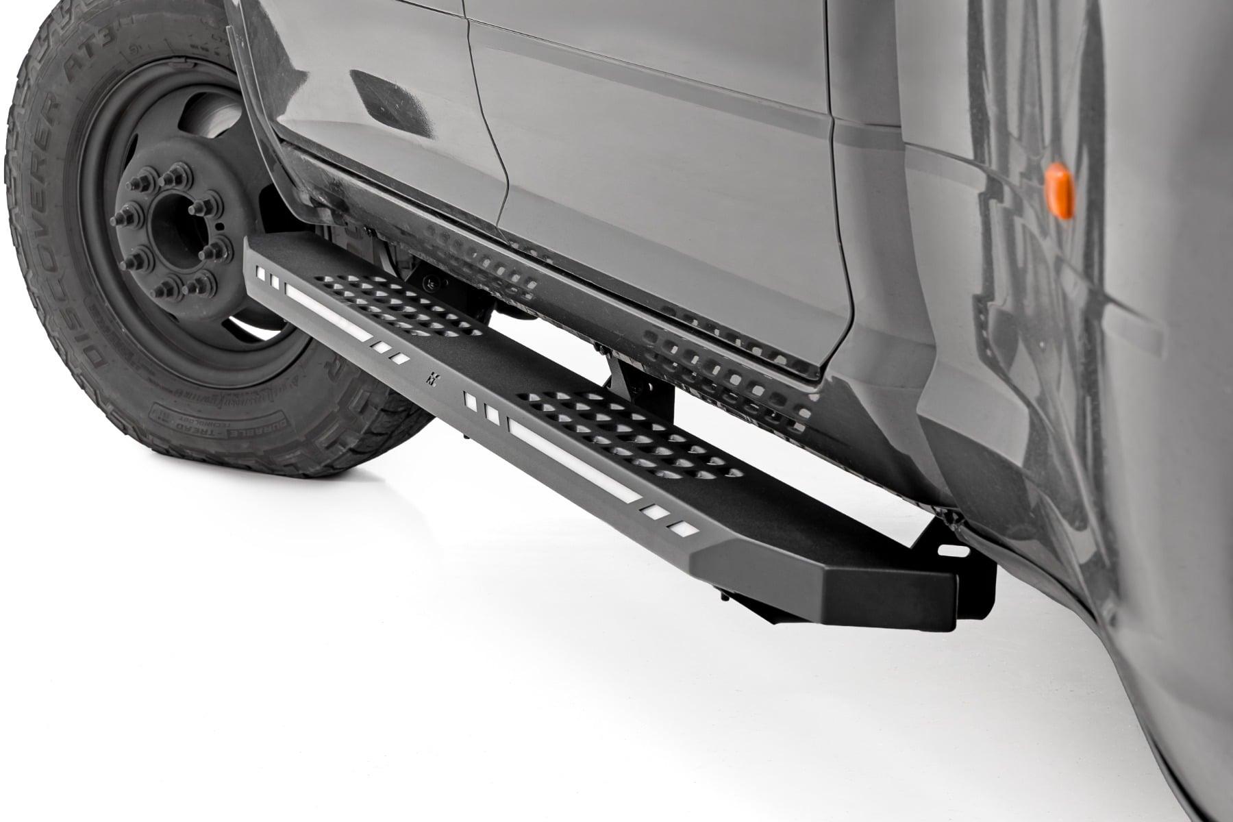 Rough Country AC2 Running Boards Amber/White Crew Cab Ram 1500/2500/3500 2WD/4WD (2010-2025 & Classic) (2009-2013 Ram 1500, 3500, 1500, 2500) - 57009