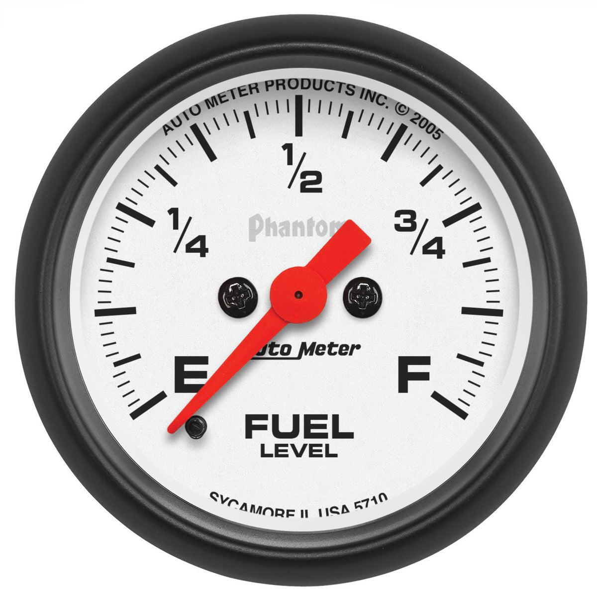 Auto Meter 2-1/16" FUEL LEVEL, PROGRAMMABLE 0-280 Ω, PHANTOM - 5710
