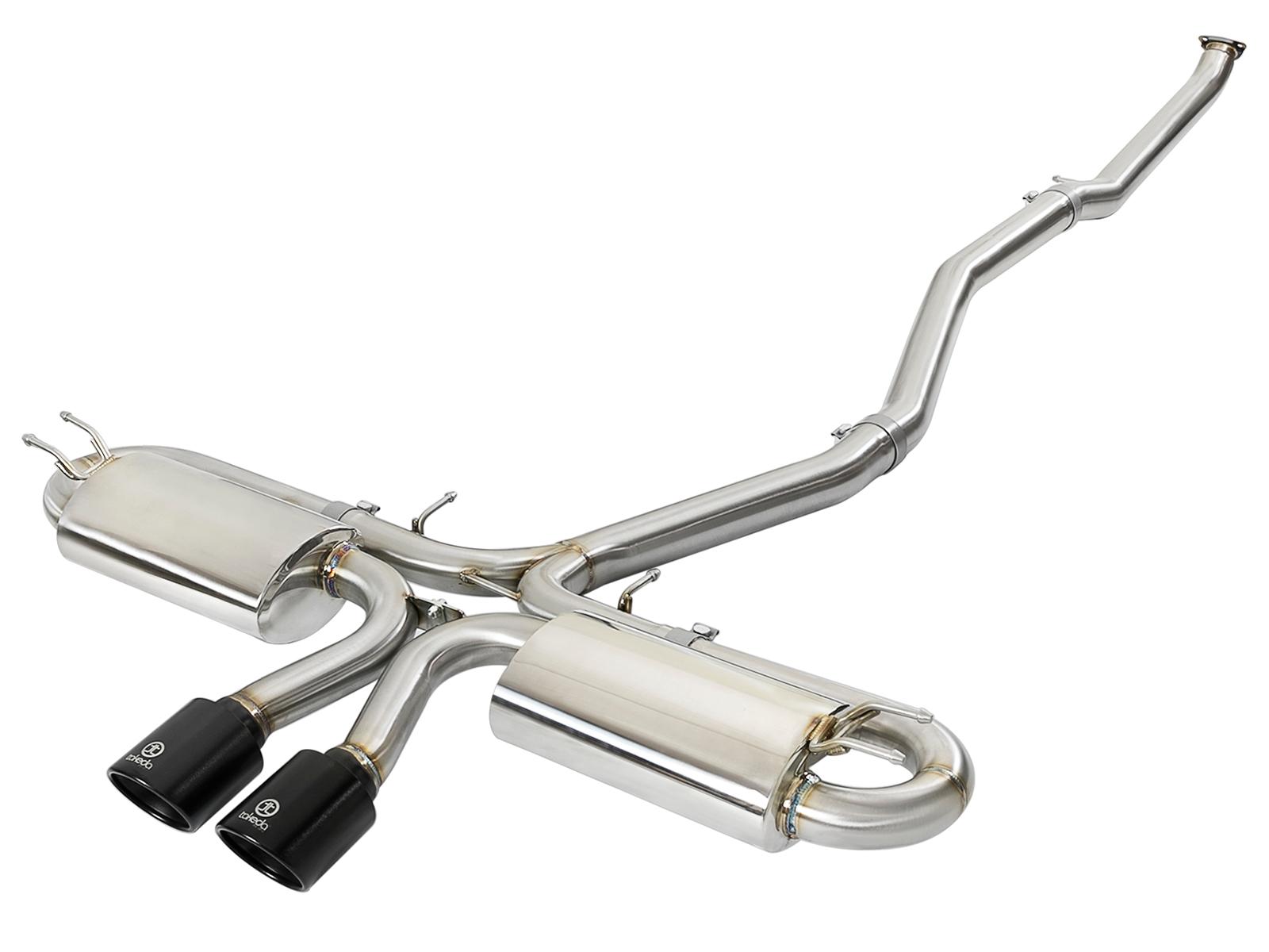 AFE Cat-Back Exhaust System (2017-2019 Honda Civic Si L4-1.5L (t)) - 49-36618-B