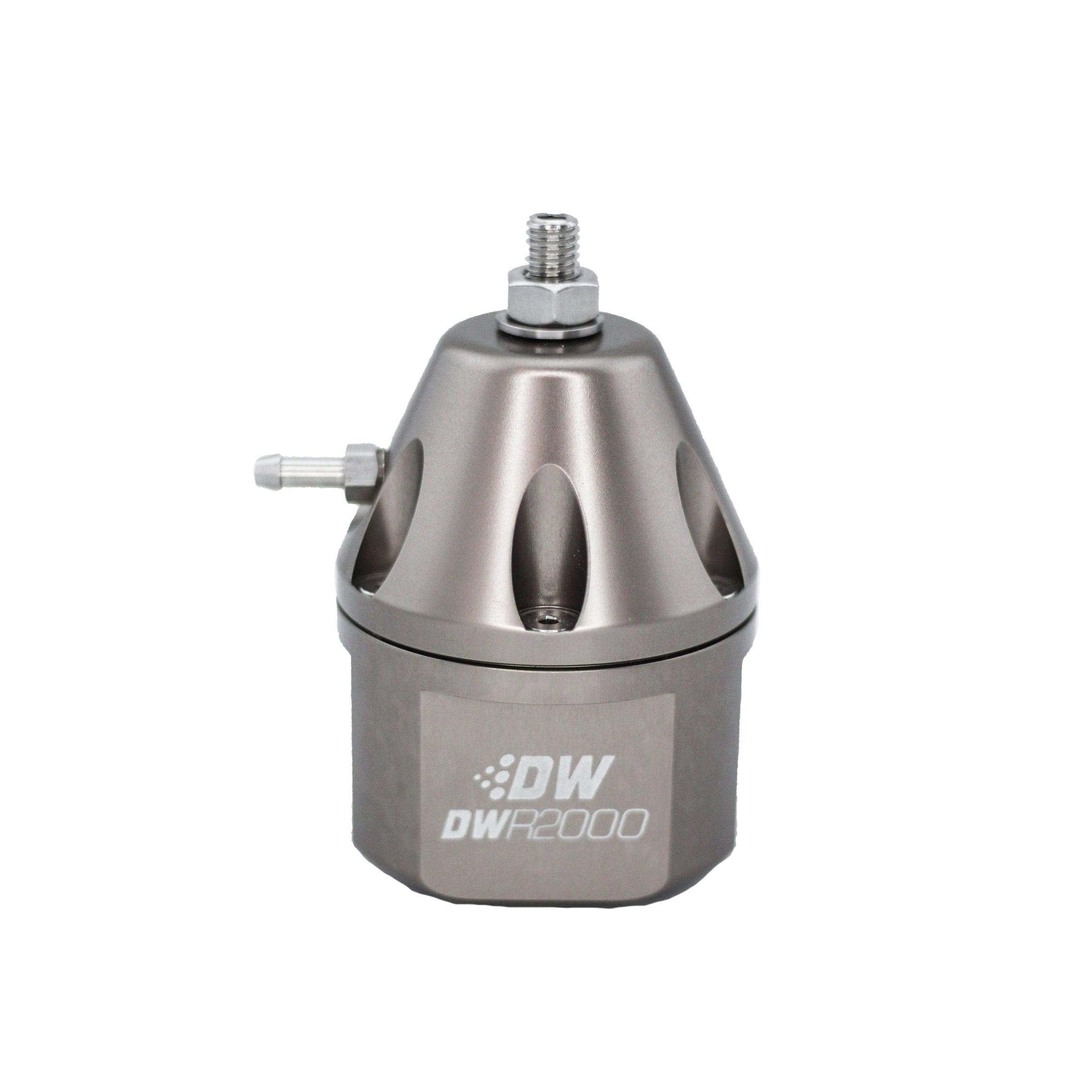 Deatschwerks DWR2000 Adjustable fuel pressure regulator - Titanium - 6-2000-FRT