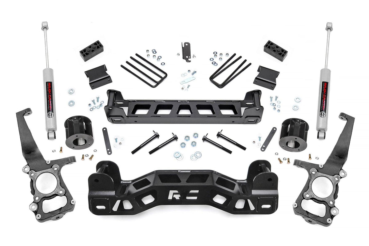 Rough Country 4in Ford Suspension Lift Kit w/N3 Shocks (11-14 F-150) (2011-2014 F-150) - 57230