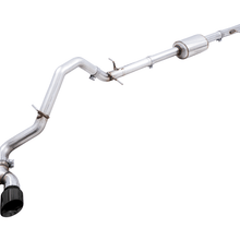 AWE 0FG Catback Dual Side Exit Exhaust for 4th Gen Silverado/Sierra 1500 5.3L (Flat Bumper) - Diamond Black Tips - 3015-23208