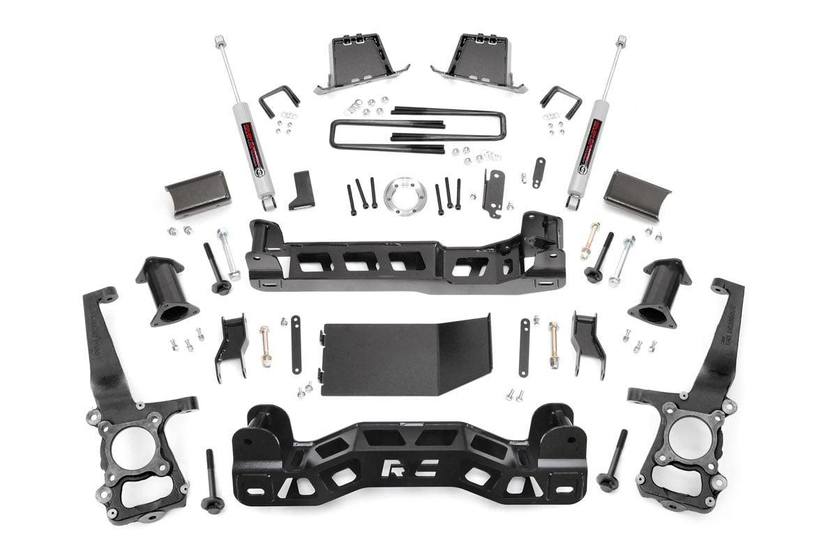 Rough Country 6 Inch Lift Kit Ford F-150 4WD (2014) (2014 F-150) - 57530_A