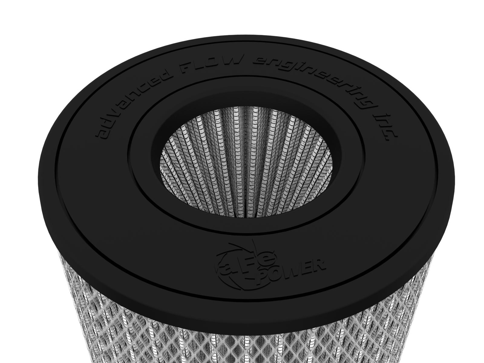 AFE Momentum Intake Replacement Air Filter w/ Pro DRY S Media (4 IN F x 6-1/2 IN B x 6-1/2 IN T (Inverted) X 8 IN H) - 21-91153
