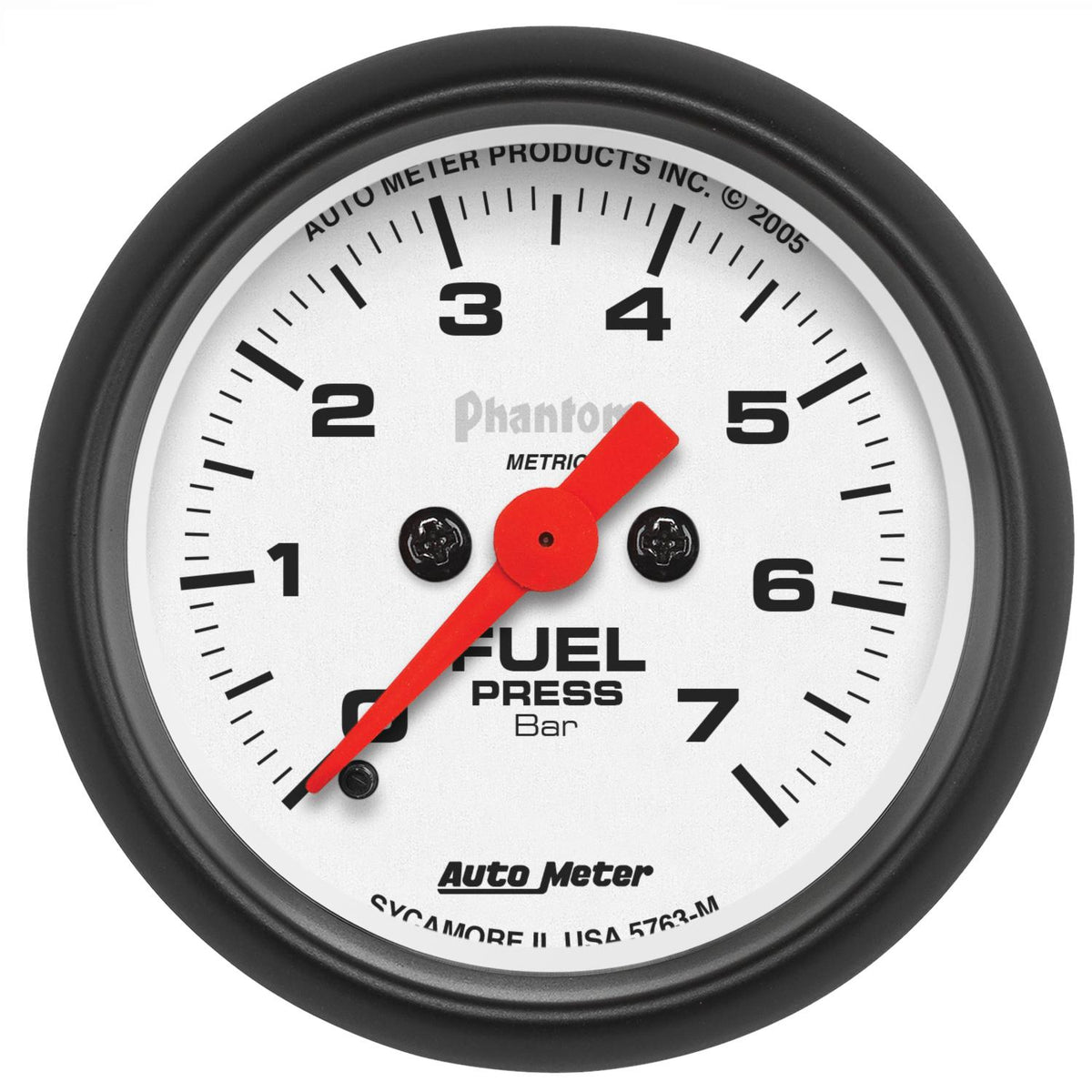 Auto Meter 2-1/16" FUEL PRESSURE, 0-7 BAR, PHANTOM - 5763-M