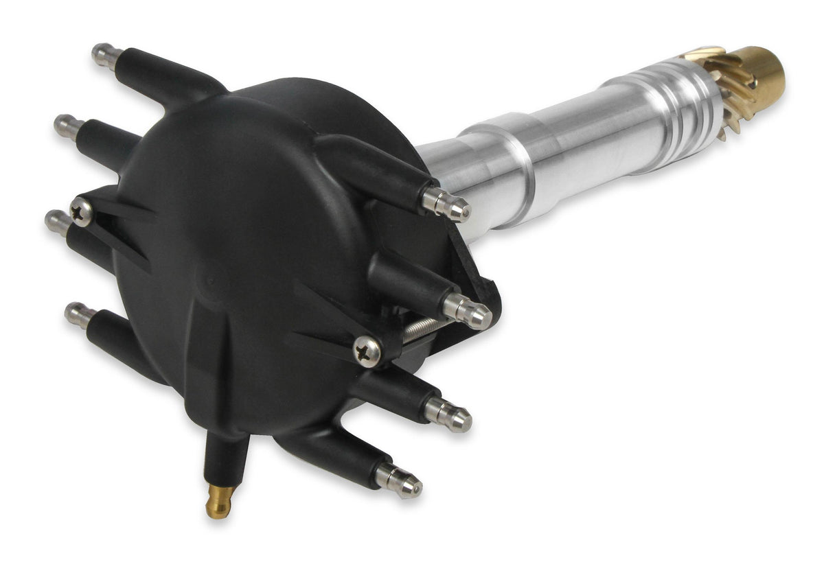 Chevy Crank Trigger Distributor with Black Crab Cap.  - 84893