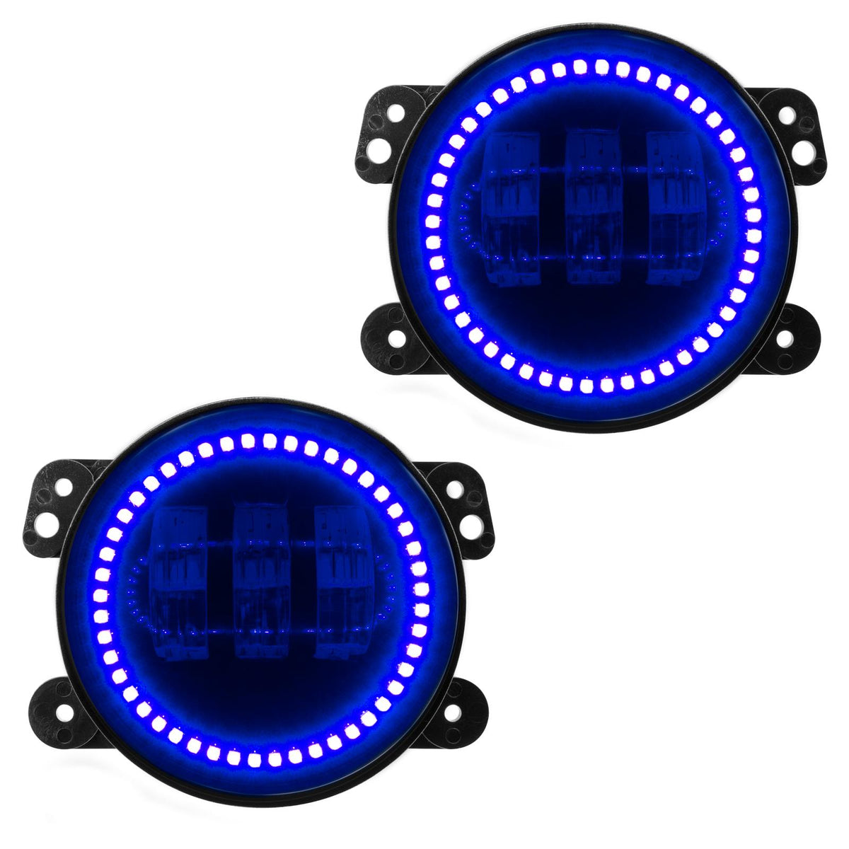 Oracle Lighting High Powered Led Fog Lights, Blue (2007-2021 Wrangler, Wrangler JK) - 5775-002